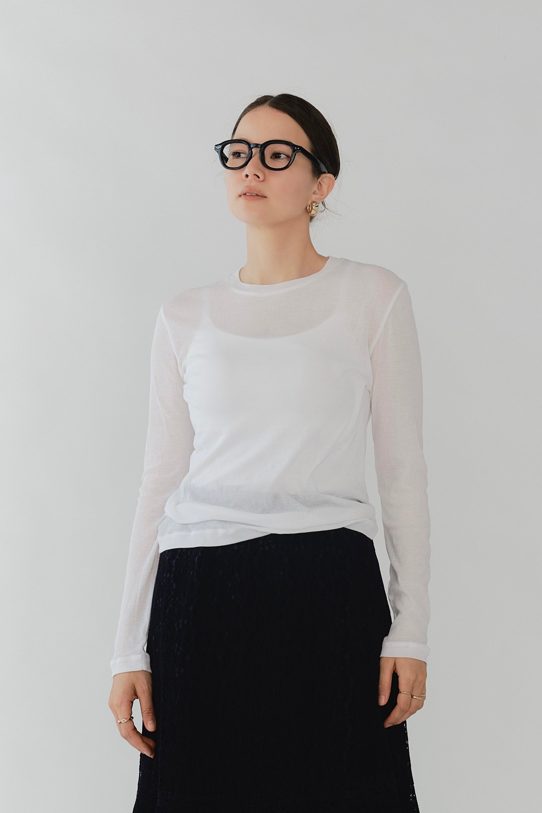 コットンシアーロンTee