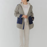 リバーシブルチェックシャツジャケット