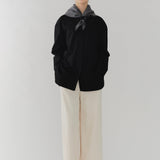 ループスカーフブラウス