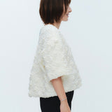 ふわふわキルトブラウス