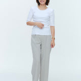 肩パット付きハーフスリーブTee