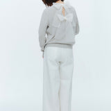 Janeワイドホワイトデニム