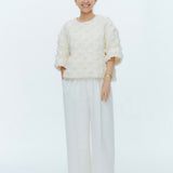 ダブルタックリネンパンツ