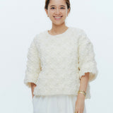 ふわふわキルトブラウス