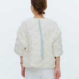 ふわふわキルトブラウス