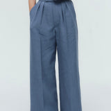 ダブルタックリネンパンツ