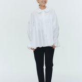 ダブルクロスピンタックパンツ