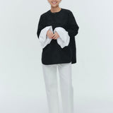 ブロッサムバルーンカフスブラウス