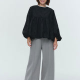 ハイウエストバギーパンツ