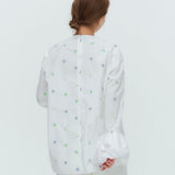 ブロッサムバルーンカフスブラウス