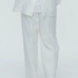 ダブルタックリネンパンツ