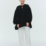 ウェイビーシアーティアードブラウス