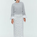 ブロッサムバルーンカフスブラウス