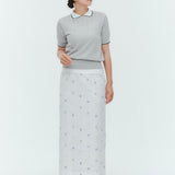 コットンアイレットニット