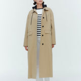 Audreyテーパードホワイトデニム