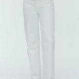 Audreyテーパードホワイトデニム