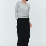 バックドットリボンニット