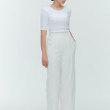 肩パット付きハーフスリーブTee