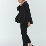 ダブルクロスピンタックパンツ