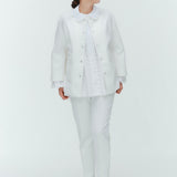 ダブルクロスピンタックパンツ＋