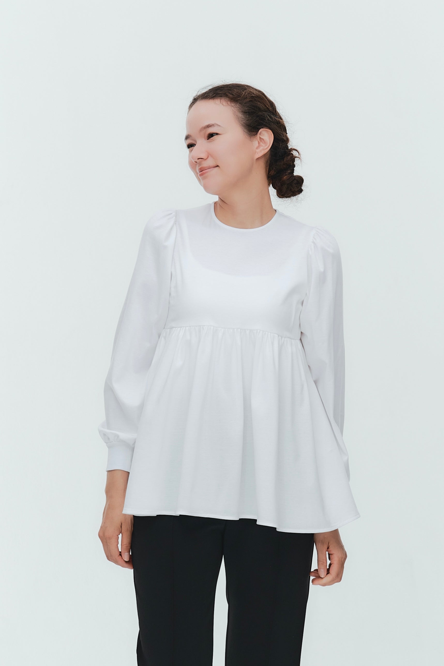 新品　yori フレアギャザーカットソー Tops / yori – Page 2 – yori shirocon