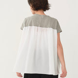 6/15pm12:00～発売 バックギャザーワイドカットソー
