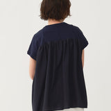 6/15pm12:00～発売 バックギャザーワイドカットソー