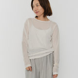 シアーベロアバックレスTee