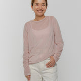シアーベロアバックレスTee
