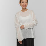メッシュドットレースTee