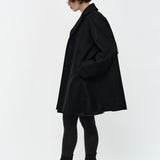 メルトンフリンジフレアコート