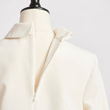 ラウンドカラードレスブラウス