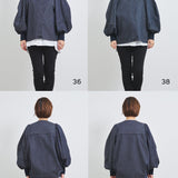 バルーンデニムブルゾン