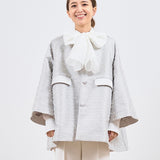 リボンジャガードテントコート