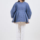 origamiデニムブラウス