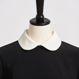 ラウンドカラードレスブラウス