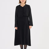 シアースリーブブラックフォーマルセット