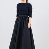 カシミヤシルクシアーテレコロンTee