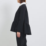 ラウンドカラードレスブラウス