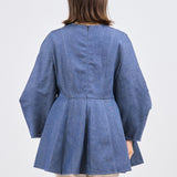 origamiデニムブラウス