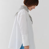 ループスカーフブラウス