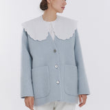 ウールモヘアシャギージャケット