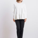 ぬくぬくティアードフリルブラウス