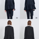 ラウンドカラードレスブラウス