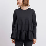 ぬくぬくティアードフリルブラウス