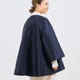 リボンジャガードテントコート