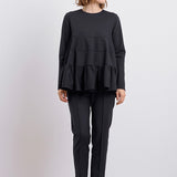 ぬくぬくティアードフリルブラウス