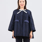 リボンジャガードテントコート