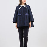 リボンジャガードテントコート