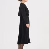 シアースリーブブラックフォーマルセット